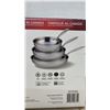 Image 4 : Meyer Accolade 3-Piece 18/10 Stainless Steel Fry Pan Set, 20, 24, and 28 cm