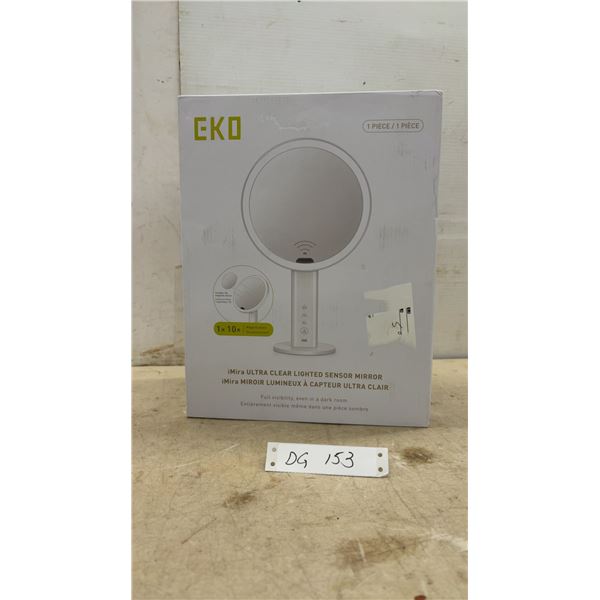 EKO iMira Ultra Clear Lighted Sensor Mirror with 10 Magnification Spot Mirror