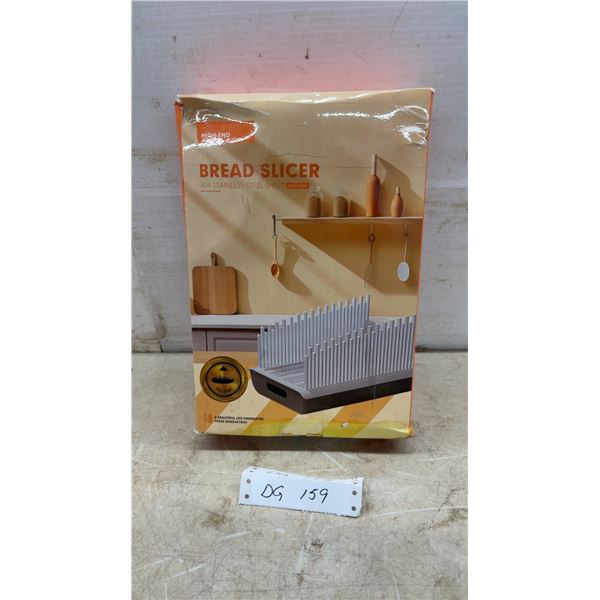 High-End Bread Slicer with 304 Stainless Steel Sheet, Adjustable 1/4”, 1/3”, and 1/2” Thickness