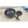 Image 2 : Tramontina Covered Cast Pot with Glass Lid, Carbon Steel Wok, and Frying Pan