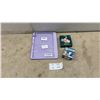 Image 1 : Wenlaty Lavender Purple iPad Case, Onn. Wireless Earbuds, and ID Protector Ink Roller