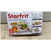 Image 5 : Starfrit Fondue and Appetizer 6-Piece Porcelain Serving Dish Set and Plastic Scoops