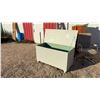 Image 4 : Wooden Storage Chest with Hinged Lid, 27 1/2 × 49 1/2 × 23”