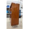 Image 2 : Vintage Mid-Century Modern Teak Secretary Desk with Drop-Down Writing Surface and 3 Drawers, 50 ×