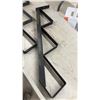 Image 3 : Two Metal Stair Stringers, Each with Pre-Drilled Holes
