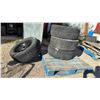 Image 1 : Set of 4 Nokian Nordman M+S Winter Tires 235/55R17 103T on 5 Bolt Steel Rims