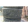 Image 5 : Set of 4 Nokian Nordman M+S Winter Tires 235/55R17 103T on 5 Bolt Steel Rims