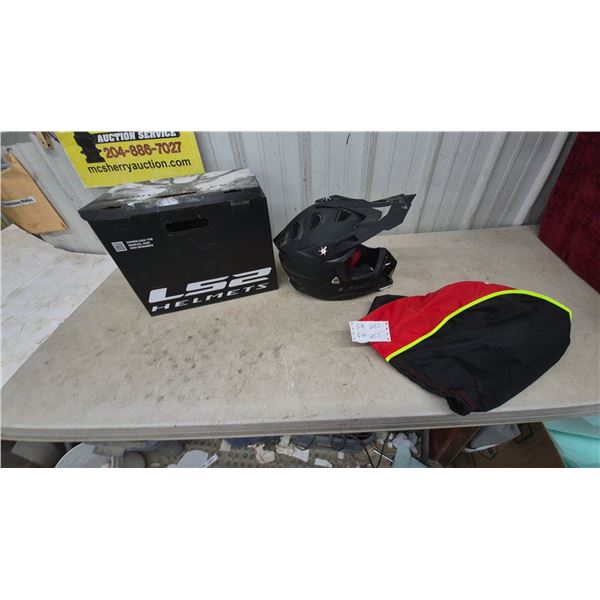 New LS2 MX700 Subverter Evo Full-Face Off-Road Helmet, Matte Black, Large