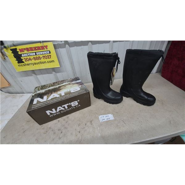 New NAT'S Waterproof EVA Winter Boots with Removable Liners, Rated to -94°F. Size 10
