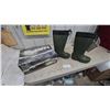 Image 1 : New Nat's Waterproof EVA Boots with Removable Liner and Adjustable Drawstring Cuff. Size 7