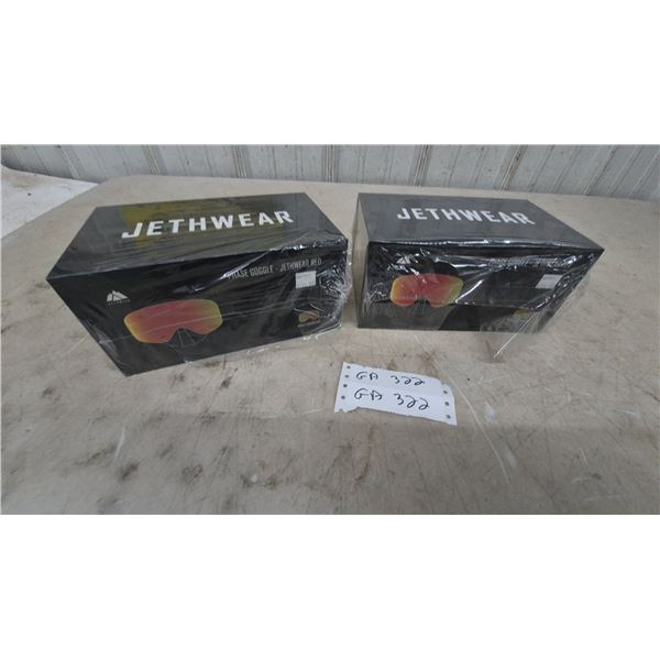 Jethwear Phase Goggles in Jethwear Red with Bonus Lens, 2021, Lot of 2