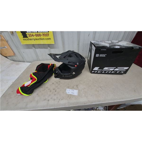 New LS2 MX700 Subverter Full-Face Off-Road Helmet, Matte Black, Size XL