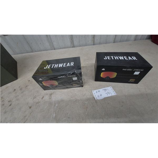 New Jethwear Phase Goggle, Jethwear Red, 2 Pkgs