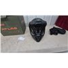 Image 3 : New CKX Atlas Matte Black Modular Motorcycle Helmet with Box. Size XL