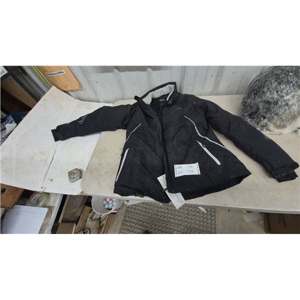 CKX Black Winter Snow Sports Jacket, Size Large