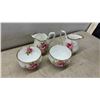 Image 4 : Assorted Vintage English Bone China Teacups, Saucers, Plates, Creamers, Sugar Bowls