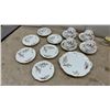 Image 7 : Assorted Vintage English Bone China Teacups, Saucers, Plates, Creamers, Sugar Bowls
