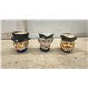Image 4 : 10 Vintage Ceramic Toby Character Mugs, Japan, Occupied Japan and Hand Painted