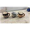 Image 5 : 10 Vintage Ceramic Toby Character Mugs, Japan, Occupied Japan and Hand Painted