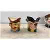Image 5 : Nine Ceramic Character Toby Mugs, Various Figures and Sizes