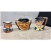 Image 6 : Nine Ceramic Character Toby Mugs, Various Figures and Sizes