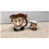 Image 8 : Nine Ceramic Character Toby Mugs, Various Figures and Sizes