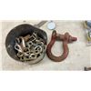 Image 12 : Hand Tools, Hacksaw, C-Clamps, Vise, Wrench, Cotter Pins, Shackle, Tire Gauge