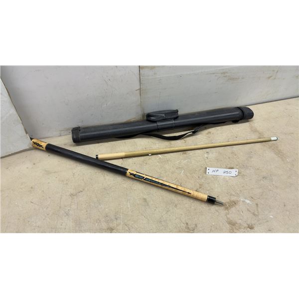 Star Cues Blackheart Series 2-Piece Pool Cue and Case