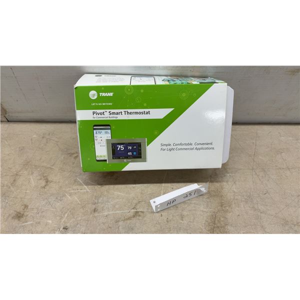 New Trane Pivot Smart Thermostat for Commercial Buildings, 4.3” Color Touchscreen, Wi-Fi