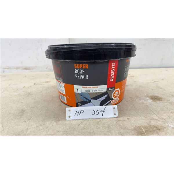 Resisto Super Roof Repair Bitumen Mastic, 8.8 Pound. Factory Sealed