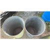 Image 2 : Three Galvanized Garbage Cans and 1 Lid