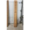 Image 7 : Two Pairs Louvered Wooden Bi-Fold Closet Doors, 78 × 29 3/4” and 78 × 17 1/2”