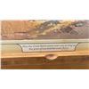 Image 4 : Pair of Rustic Wood Framed Western Prints, Cabin Winter Scene and Teepee Autumn Landscape, 22 × 26