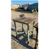 Image 4 : 2 Heavy Duty Rolling Work Tables, 1 with 3” Vise