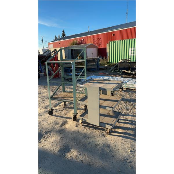 2 Rolling Work Tables