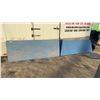 Image 1 : 2 Wooden Folding Leg Tables 96 × 36” and 97 × 33”