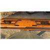 Image 3 : 2 Wooden Folding Leg Tables 96 × 36” and 97 × 33”