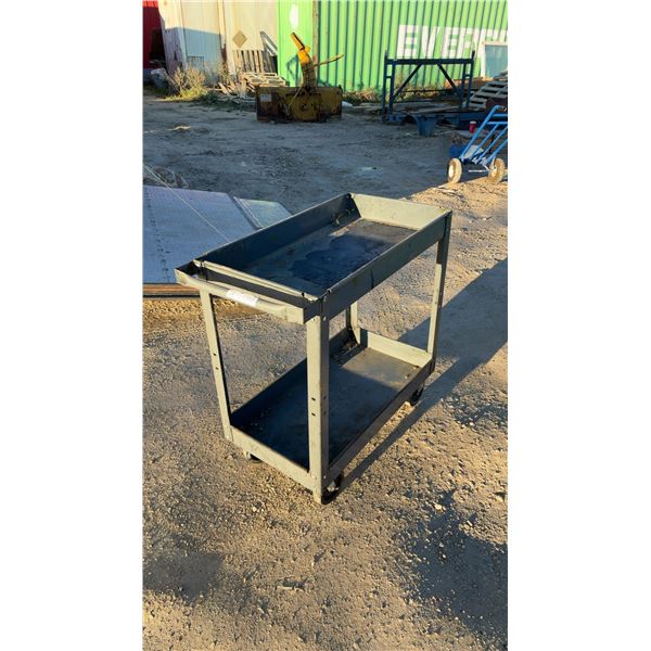 Rolling Metal Shop Cart 16 × 33 × 32”