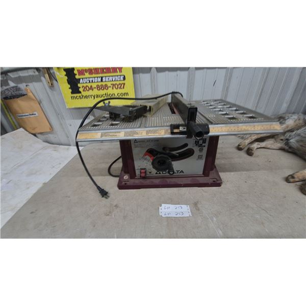 Delta Model 36-510C Portable Table Saw, 115V, 13A, 4800 RPM