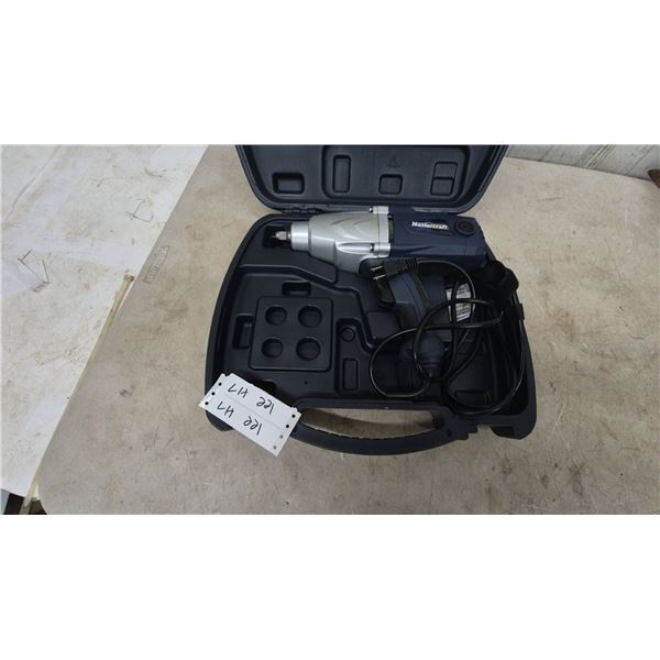 Mastercraft 1/2” Corded Electric Impact Wrench With Hard Case and Manual