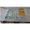 Image 1 : Collection of Twelve Friendly Manitoba License Plates, 1976-2018, Various one motorcycle