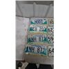 Image 2 : Collection of Twelve Friendly Manitoba License Plates, 1976-2018, Various one motorcycle