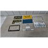 Image 1 : Vintage Manitoba License Plates 1935, 1952, 1958, 1962, Winnipeg Centennial and Frames