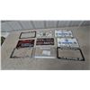 Image 1 : Novelty License Plates and Frames Including Chevrolet, Manitoba, Winnipeg Centennial
