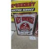 Image 2 : Two Vintage-Style Tin Signs, "Best Homemade Pizza" and "5¢ Coffee Endless Cup" 12”×16”