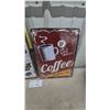 Image 3 : Two Vintage-Style Tin Signs, "Best Homemade Pizza" and "5¢ Coffee Endless Cup" 12”×16”