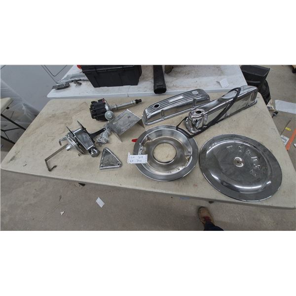 Chevrolet 348 W-Series Chrome Dress-Up Kit with Valve Covers, Air Cleaner