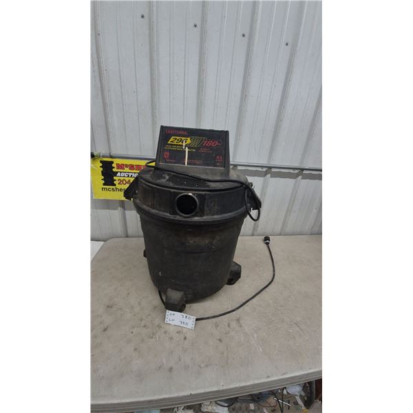 Craftsman 45 Litre Wet/Dry Shop Vacuum, 296 Peak Air Watts, 180 Watt Blower no hose