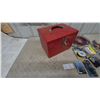 Image 6 : Red Toolbox With Multimeter, Wire, Eurolite Xenon 9007 12V Bulbs, Connectors