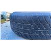 Image 4 : 4 Red 15” Chevy Truck Rims with Centre Caps and Staggered Tires